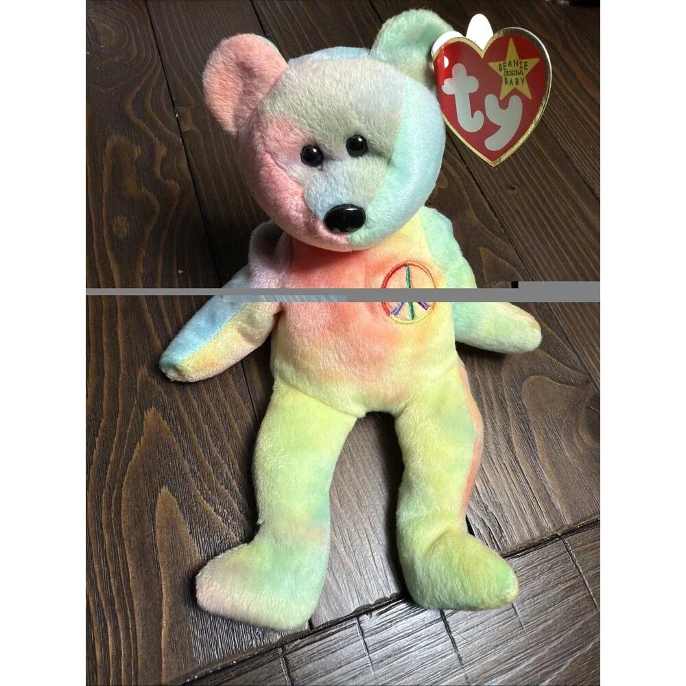 Ty Beanie Baby 1996 Peace P.E. Pellets